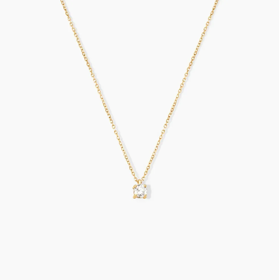 Collier Elfa Or Jaune Diamant