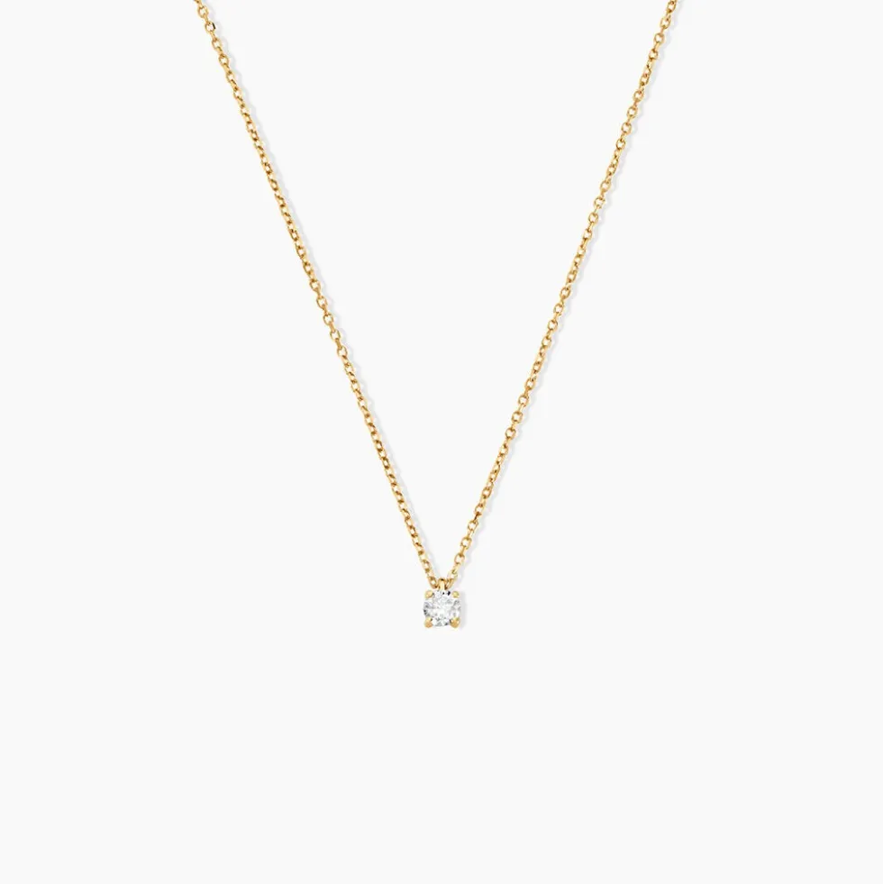 Collier Elfa Or Jaune Diamant