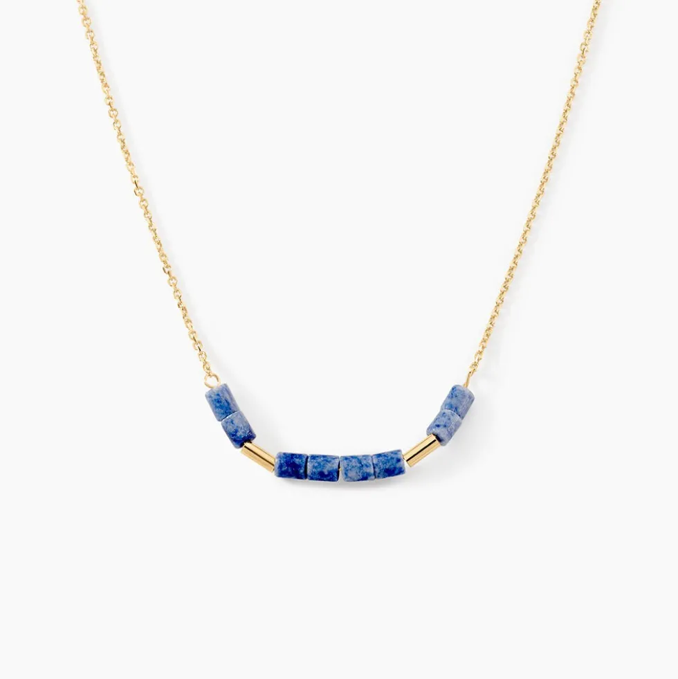 Collier Erdmann Or Jaune Aventurine