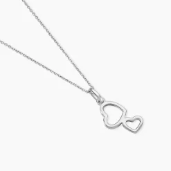Collier Estina Argent Blanc