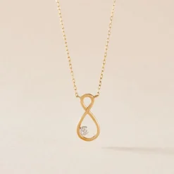 Collier Eszter Or Jaune Diamant