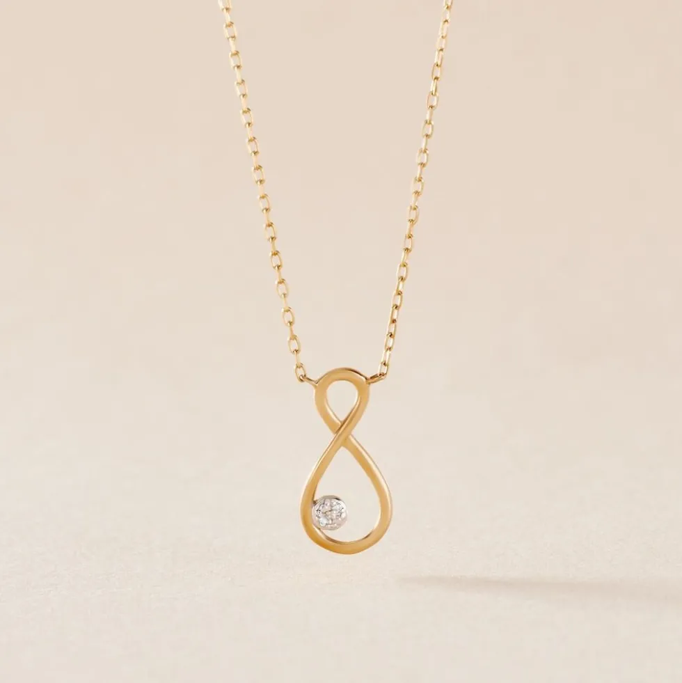 Collier Eszter Or Jaune Diamant