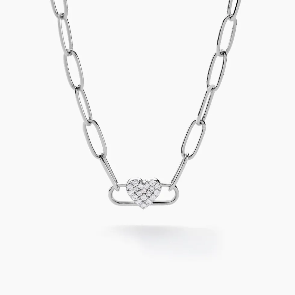 Collier Eternity Argent Blanc Oxyde De Zirconium