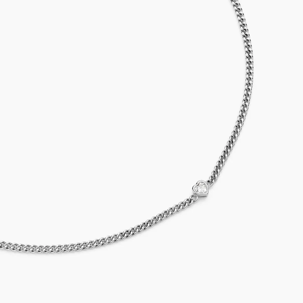 Collier Eternity Argent Blanc Oxyde De Zirconium