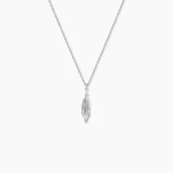 Collier Euriell Argent Blanc