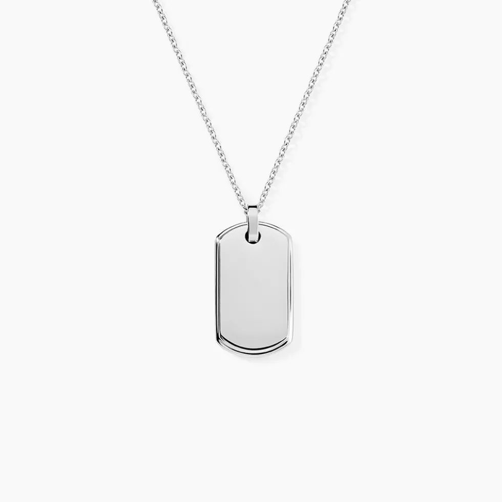 Collier Eutrope Acier Blanc