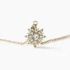 Collier Eva Acier Jaune Oxyde De Zirconium
