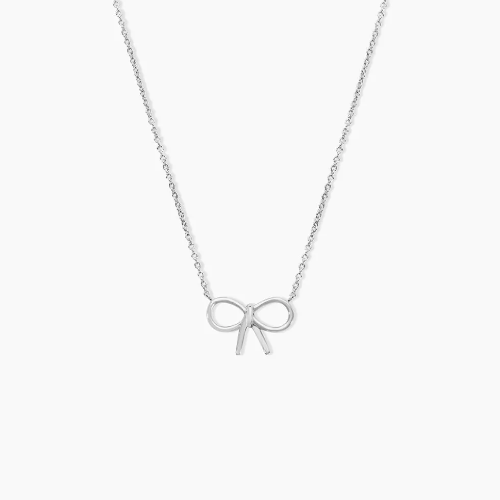 Collier Fatim Argent Blanc