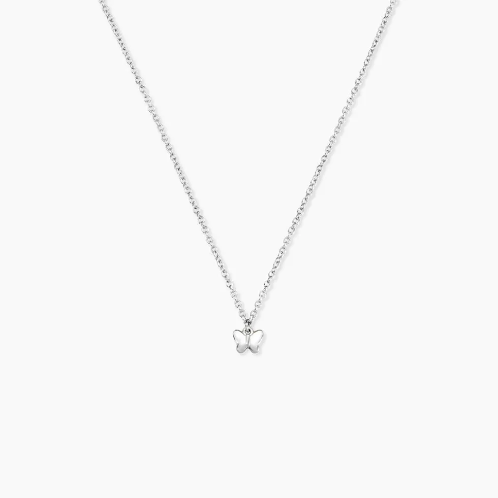 Collier Fedora Argent Blanc