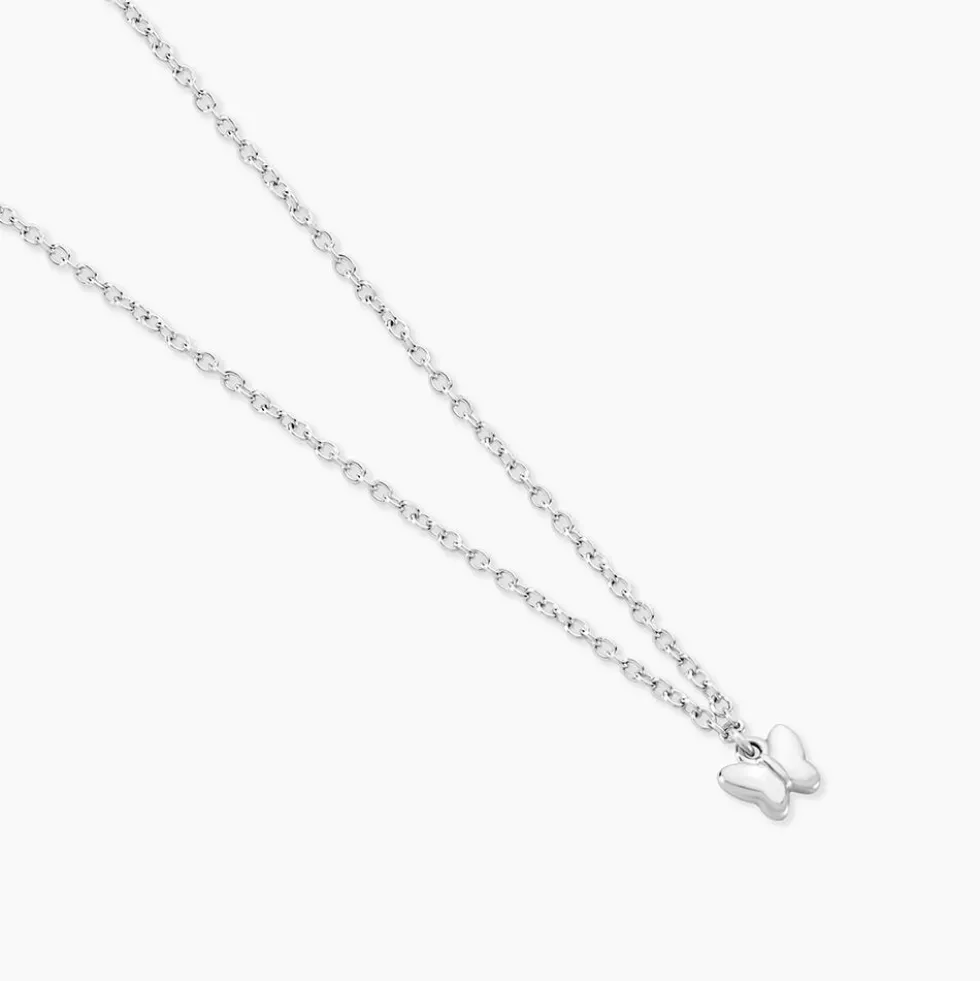 Collier Fedora Argent Blanc