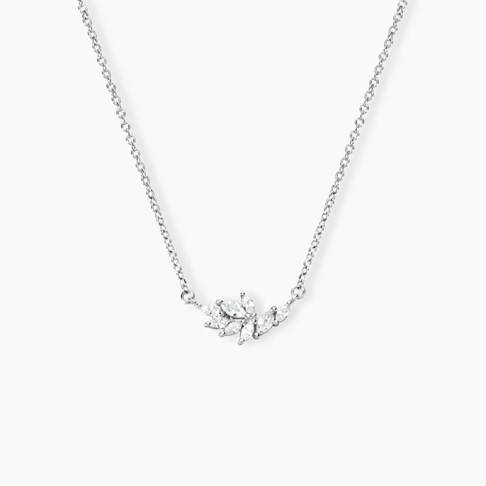 Collier Feeria Argent Blanc Oxyde De Zirconium