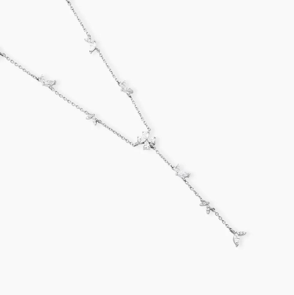 Collier Feeria Argent Blanc Oxyde De Zirconium
