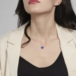 Collier Florica Or Jaune Lapis Lazuli