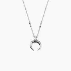 Collier Gipsy Argent Blanc