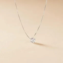 Collier Giulya Argent Blanc Oxyde De Zirconium
