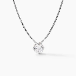 Collier Giulya Argent Blanc Oxyde De Zirconium