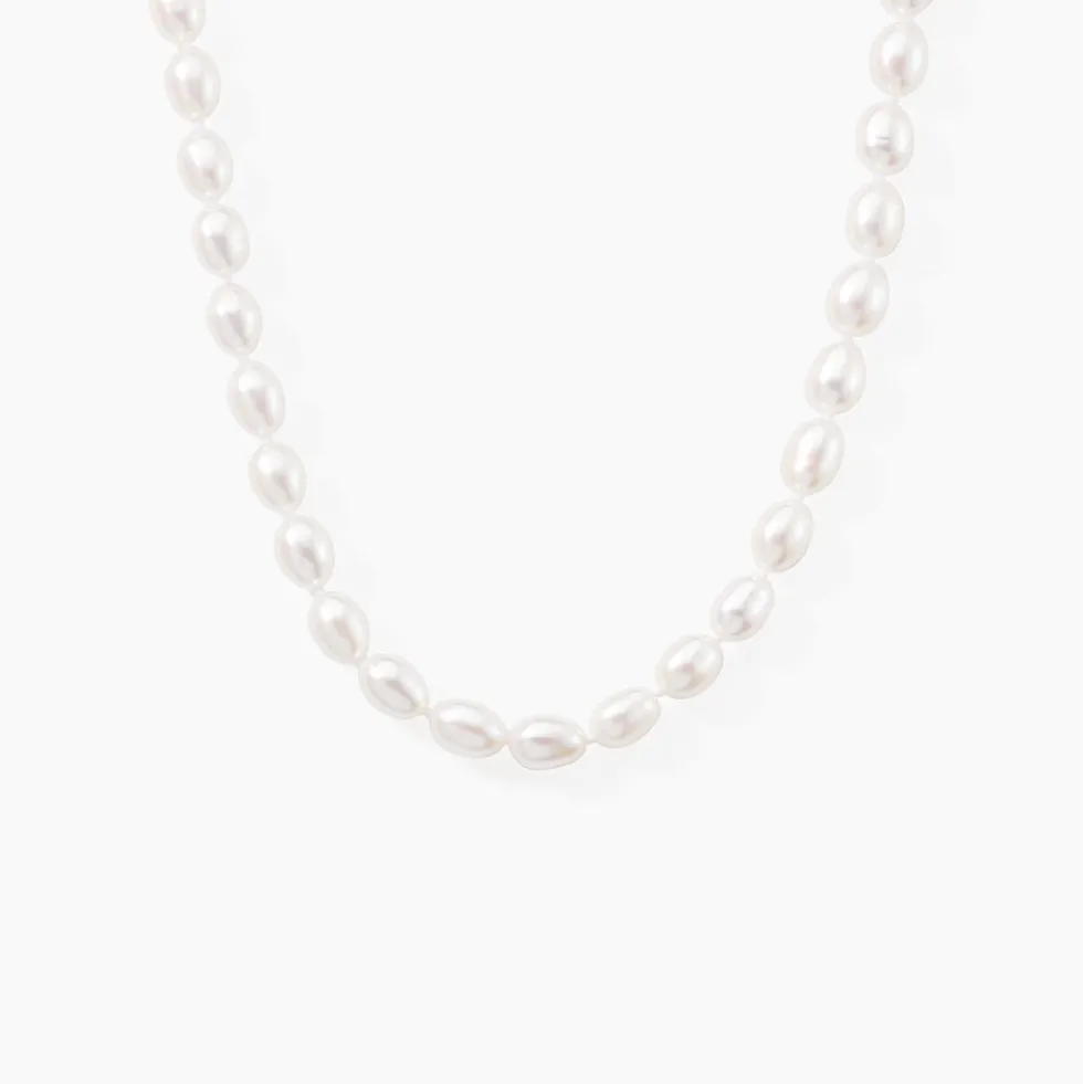 Collier Giustina Or Jaune Perle De Culture