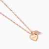 Collier Gloria Argent Rose Oxyde De Zirconium