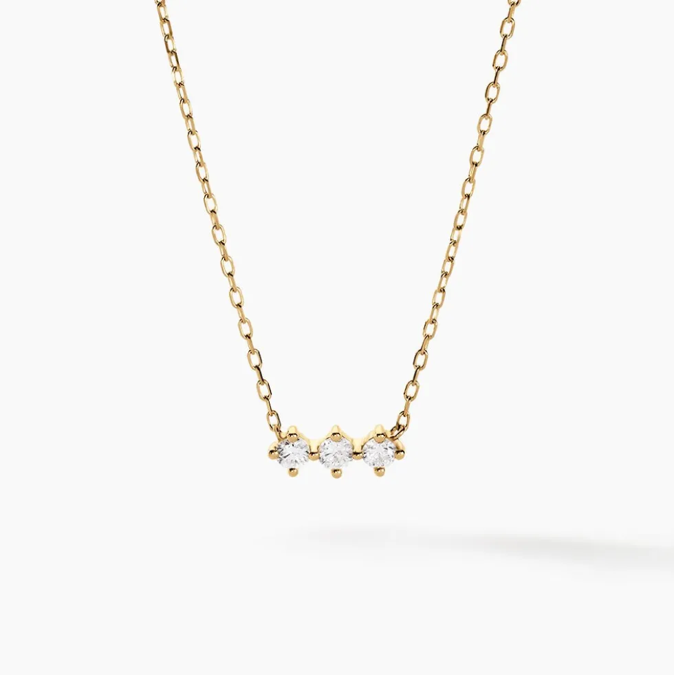 Collier Graziano Or Jaune Diamant Synthétique