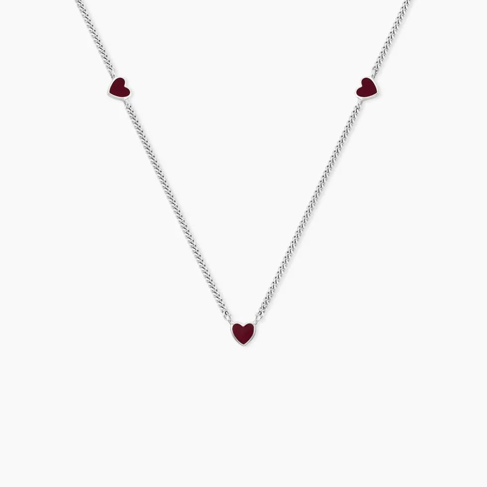 Collier Griotte Argent Blanc