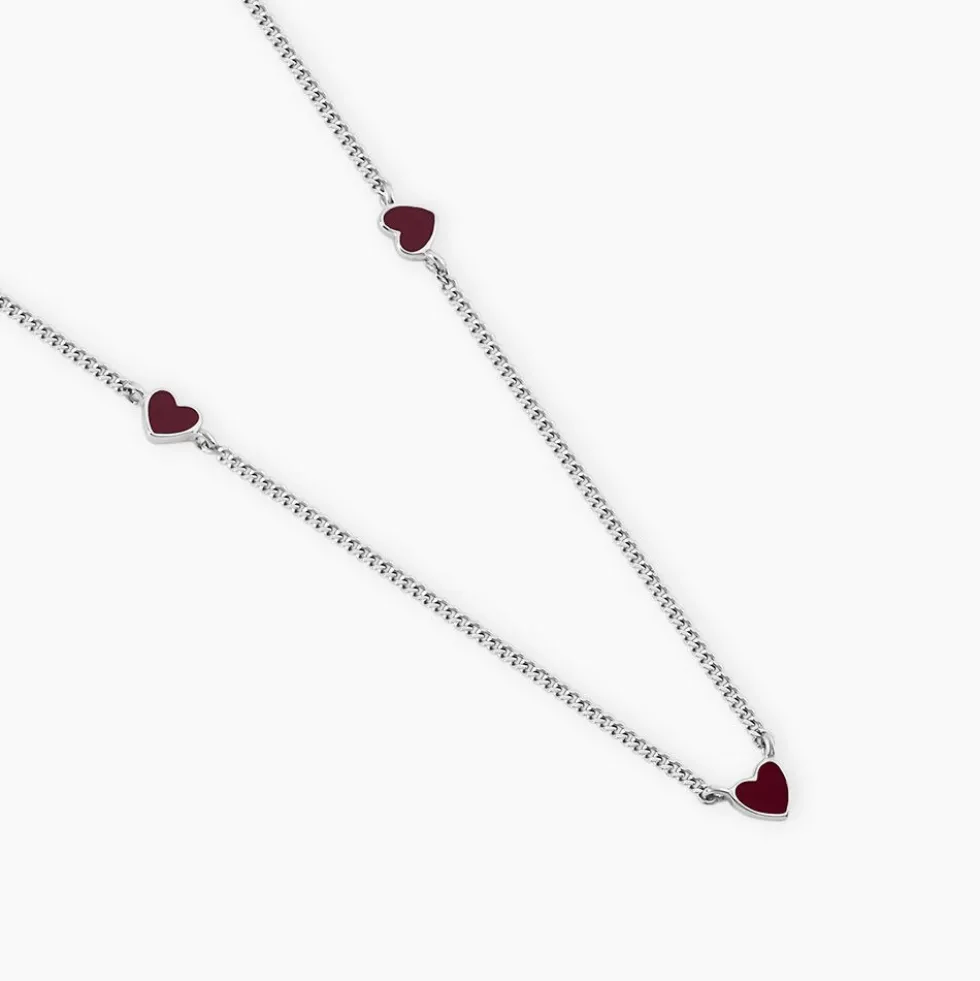 Collier Griotte Argent Blanc