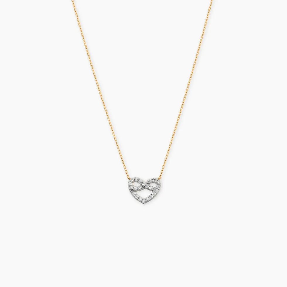 Collier Gwenneth Or Jaune Oxyde De Zirconium