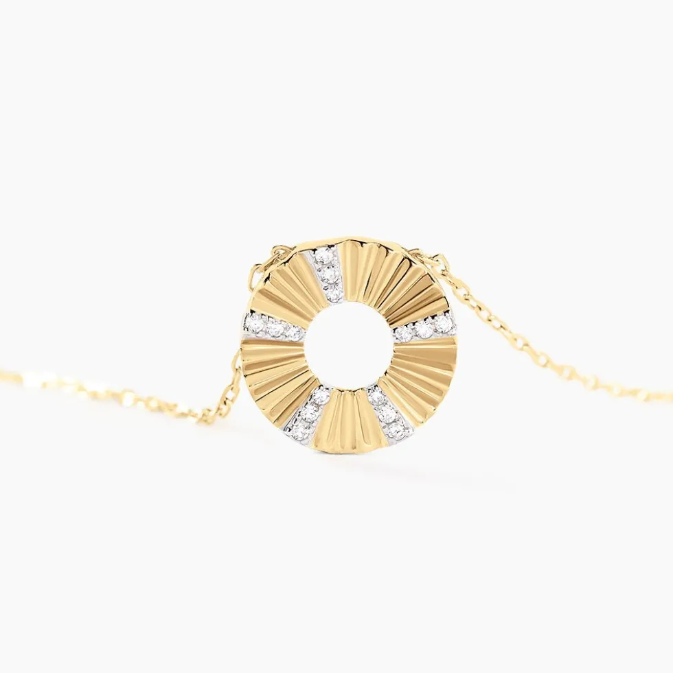 Collier Gwyneira Or Jaune Diamant