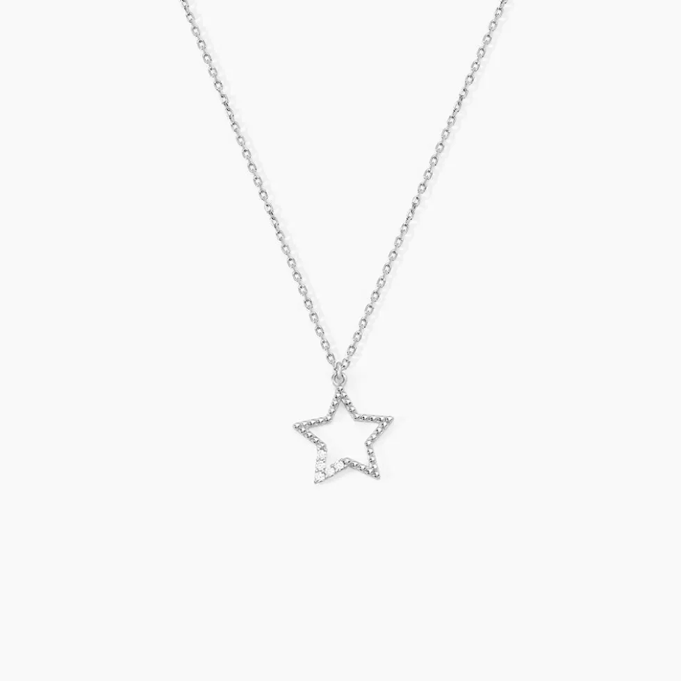 Collier Gyliane Argent Blanc Oxyde De Zirconium