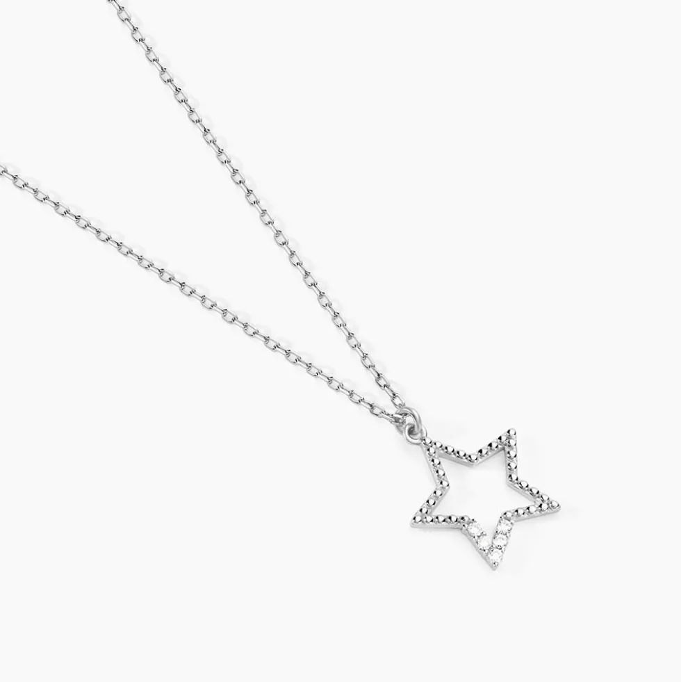 Collier Gyliane Argent Blanc Oxyde De Zirconium