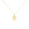 Collier Hallie Ange Et Coeur Or Jaune