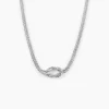 Collier Haria Argent Blanc