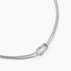 Collier Haria Argent Blanc