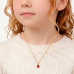 Collier Helidie Coccinelle Or Jaune