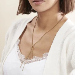 Collier Hollie Acier Jaune