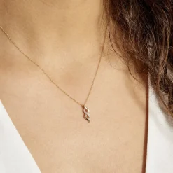 Collier Ilarione Or Jaune Diamant