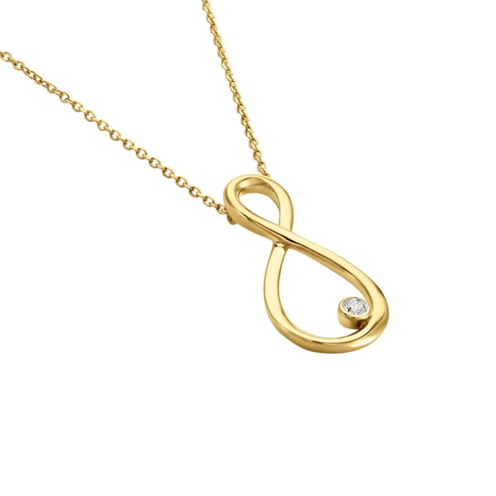 Collier Illes Or Jaune Diamant
