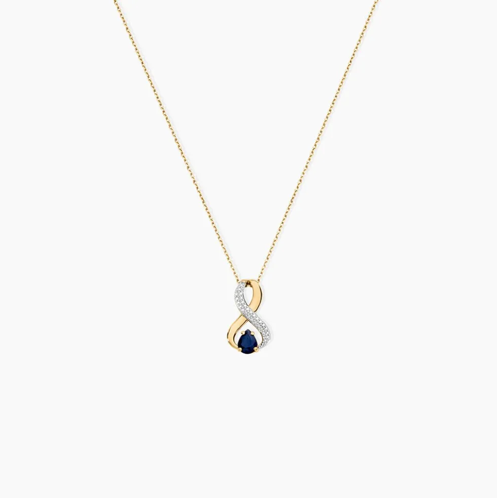 Collier Iolo Or Jaune Saphir