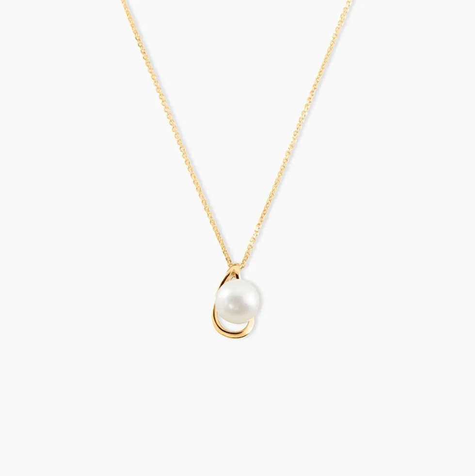 Collier Isaure Or Jaune Perle De Culture
