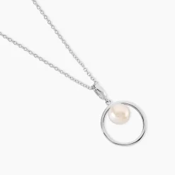 Collier Ivana Argent Blanc Perle De Culture