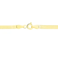 Collier Ivria Maille Heringbone Or Jaune
