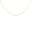 Collier Ivy Maille Haricot Or Jaune