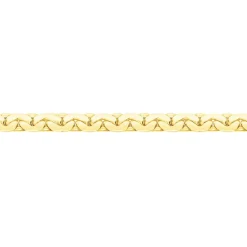 Collier Ivy Maille Haricot Or Jaune