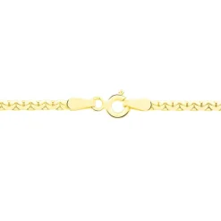 Collier Ivy Maille Haricot Or Jaune