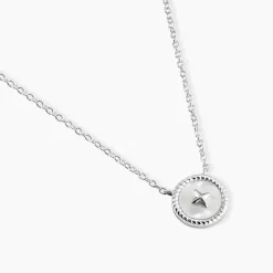 Collier Izarra Argent Blanc Nacre