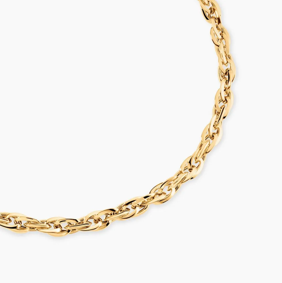 Collier Izar Torsadee Or Jaune