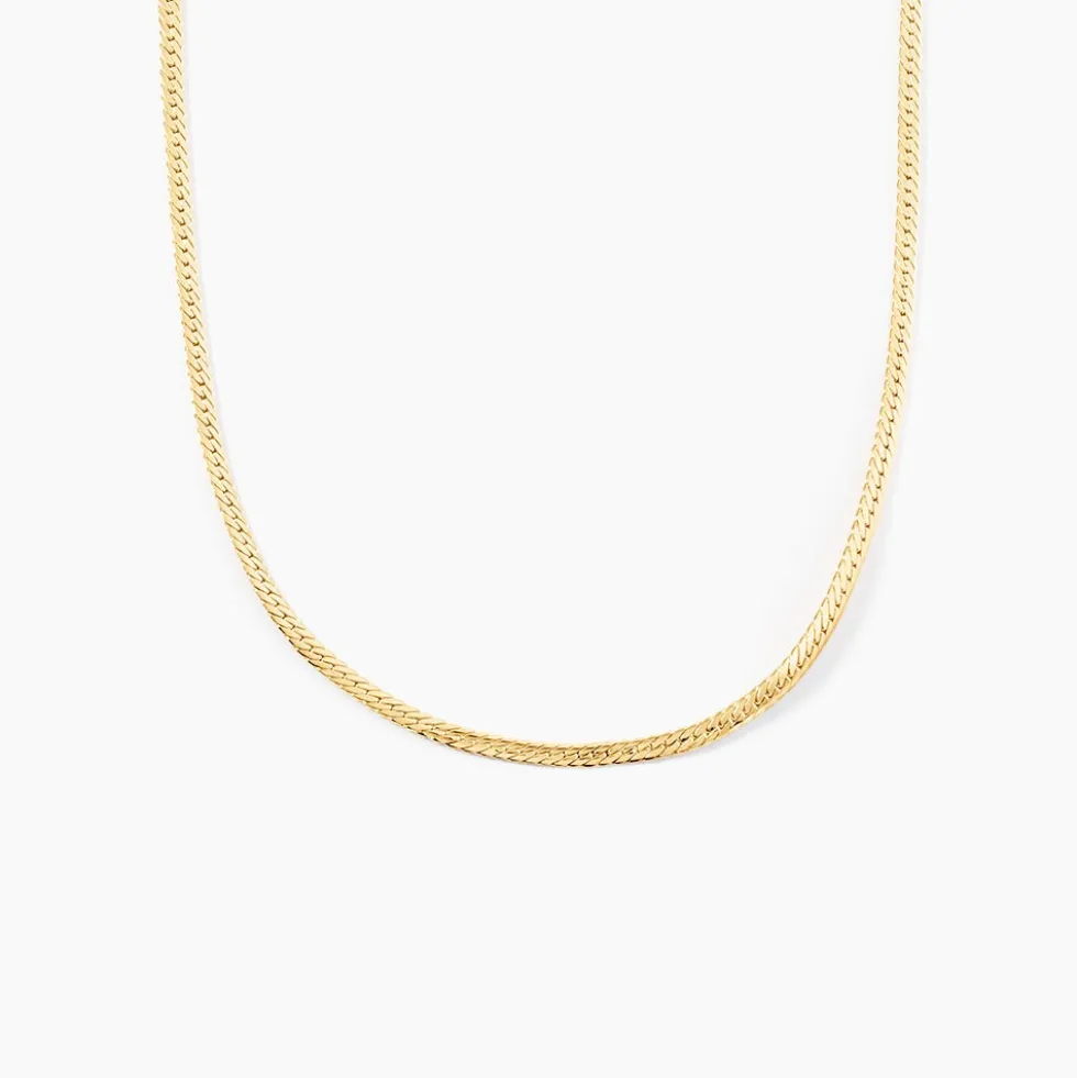 Collier Izel Maille Anglaise Or Jaune