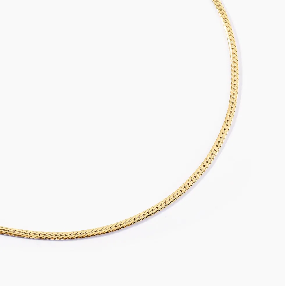 Collier Izel Maille Anglaise Or Jaune