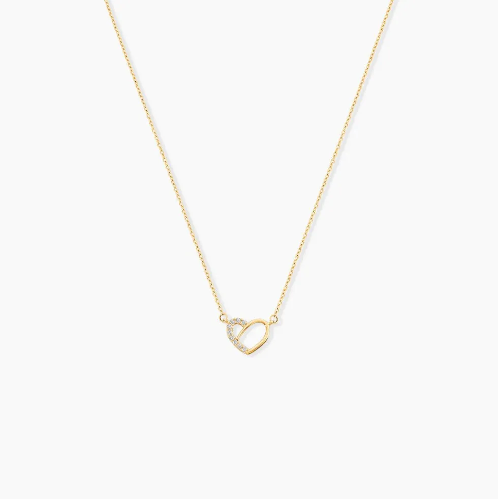 Collier Jada Or Jaune Oxyde De Zirconium