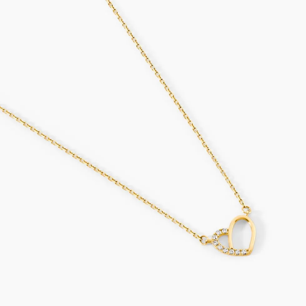 Collier Jada Or Jaune Oxyde De Zirconium