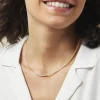 Collier Jayna Maille Palmier Or Jaune
